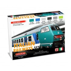 Acrylic Paint Set - Italian Railways Colours#3 (22ml x6)
