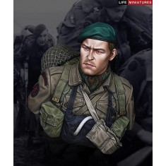 1/10 WWII British Commando on D-Day Resin Bust