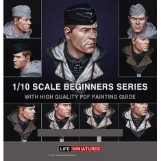 1/10 Beginners Series - WWII German Panzer Commander Resin Bust