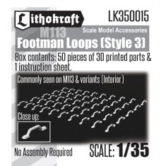 1/35 Footman Loops (Style 3) for M113/Variants Interior