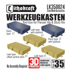 1/35 Werkzeugkasten Tool Box for Panzer IIIs, StuG IIIs