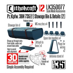 1/35 Pz.Kpfw. 38H 735(f) Stowage Bin and Details #2