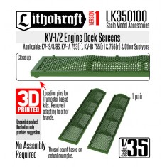 1/35 KV-1/2 Engine Deck Screen Ver. 1
