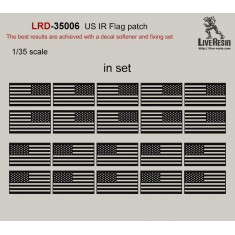 1/35 US IR Flag Patch Decal
