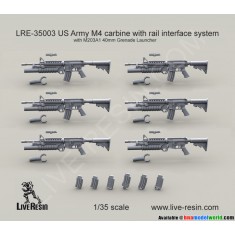 1/35 US Army M4 Carbine with M203A1 40mm Grenade Launcher