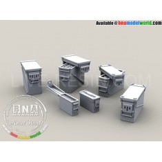 1/35 M240B Spare Barrels, Ammo Boxes, Ammo Belts