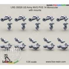 1/35 US Army NVG PVS 14 Monocular with Mounts