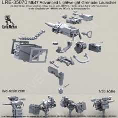 1/35 Mk47 Advanced Lightweight Grenade Launcher/ALGL Striker40 on Vinghog ICSW Mount