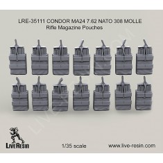 1/35 CONDOR MA24 7.62 NATO 308 MOLLE Rifle Magazine Pouches