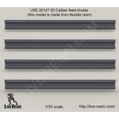 1/35 50 Caliber Feed Chutes (made by flexible resin)