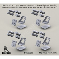 1/35 M7 Light Vehicle Obscuration Smoke System (LVOSS) 4pcs
