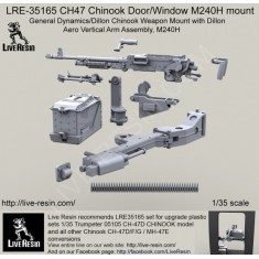 1/35 CH47 Chinook Door / Window M240H Mount