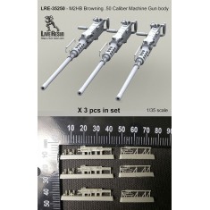 1/35 M2HB Browning .50 Calibre Machine Gun Body (3pcs)