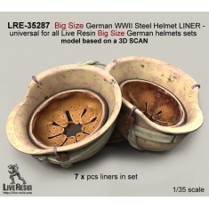 1/35 WWII German Steel Helmet Liner for Live Resin Big Size German Helmets