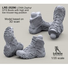 1/35 LOWA Zephyr GTX Boots with High and Low Trouser-Leg Position 