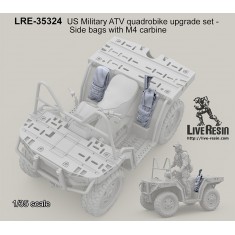1/35 US ATV Quadrobike Upgrade set - Side Bags (2pcs) w/M4 Carbine