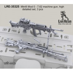 1/35 Mk48 Mod 0 - 7.62mm Machine Gun High Detailed Set (3pcs)