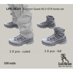 1/35 Salomon Quest 4D 2 GTX Boots set (3 x cut, 3 x full)