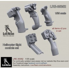 1/35 Helicopter Flight Controls set