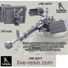 1/35 12.7mm Machine Gun DSHKMT on A Late Mount with An Open Collimator Sight K-10T