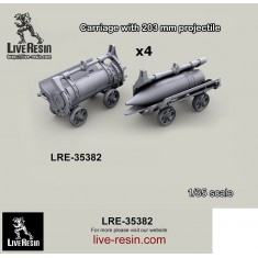 1/35 Carriage with 203mm Projectile