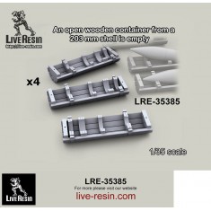 1/35 An Open Wooden Container From A 203mm Shell (Empty)