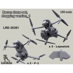 1/35 Recon Drone Set, Unfolded