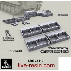 1/35 122mm Ammo, Empty Wooden Boxes