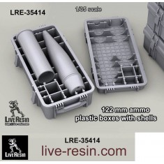 1/35 122mm Ammo Plastic Boxes with Shells