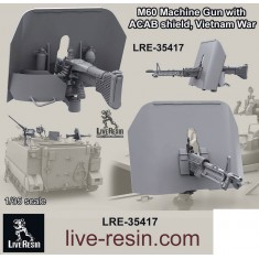 1/35 Vietnam War M60 Machine Gun with Acab Shield