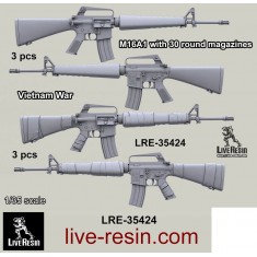 1/35 Vietnam War M16A1 with 30 Round Magazines