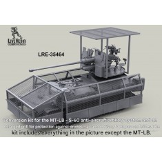 1/35 Russian MTLB Upgrade Set - S-60 57mm AA Gun and Improved Anti-Dron Grill