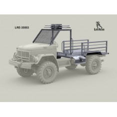 1/35 ZIL-131 Frontline Jeep-Style Short Frame Truck Conversion with Drone Suppressor