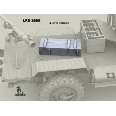 1/35 SPG-9 Closed Ammunition Boxes (4pcs)
