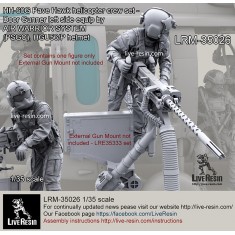1/35 HH-60G Pave Hawk Helicopter Crew - Left Door Gunner