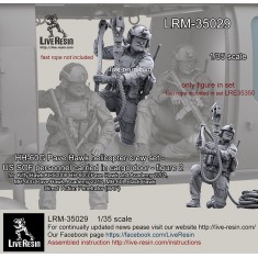 1/35 HH-60G Pave Hawk Helicopter Crew - US SOF Personnel Carried in Cargo Door Vol.2