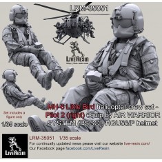 1/35 MH-6 Little Bird Helicopter Crew set - Pilot #1 (right) for Kitty Hawk kit #KH50004