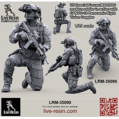 1/35 US Special Forces/MARSOC Soldier w/GPNVG-18 Panoramic Night Vision Goggles Figure #1