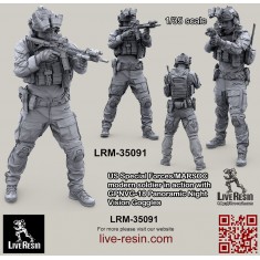 1/35 US Special Forces/MARSOC Soldier w/GPNVG-18 Panoramic Night Vision Goggles Figure #2