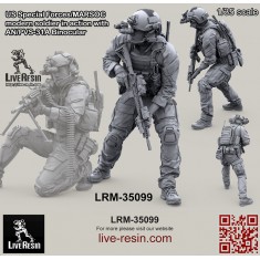 1/35 Modern US Special Forces/MARSOC Soldier in Action w/AN/PVS-31A Binocular Figure #4
