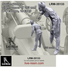 1/35 Soviet Gunner - Sight Gunner of The 203mm B-4 Cannon
