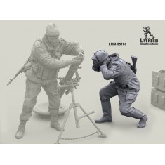 1/35 Russian Internal Troops - Mortar Crew Shooting #2 - Assistant