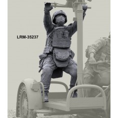 1/35 Russian Attack Motorcycle Rider - Air Defence Gunner
