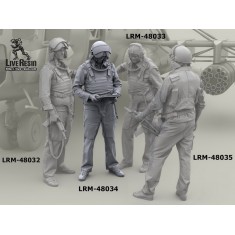 1/48 Soviet Helicopter Pilot On Brief w/Cardholder, Afghan War #3