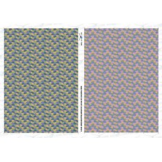 1/48 Lozenge w/Linen Effect 4 Colour for Upper & Lower Surfaces (A4, clear decal paper)