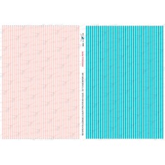 Rib Tapes 2 Colour Any Scale (White Decal Paper, A4 Size 297x210mm)