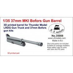 1/35 LRDG Gun Truck/37mm MKI Bofors Gun Barrel for Thunder Model
