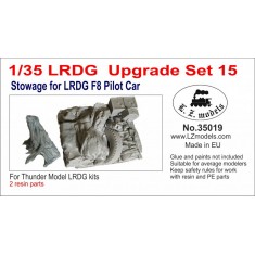 1/35 LRDG F8 Pilot Car Upgrade set #15 Stowage set for Thunder Model