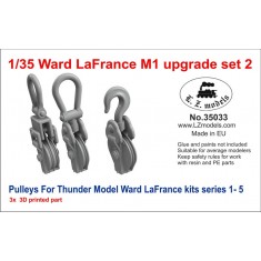 1/35 Ward LaFrance M1 Upgrade set Vol.2 - 3D-printed Selection of Pulleys