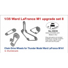 1/35 Ward LaFrance M1 Upgrade set #8 Chain Drive Wheels for Thunder Model